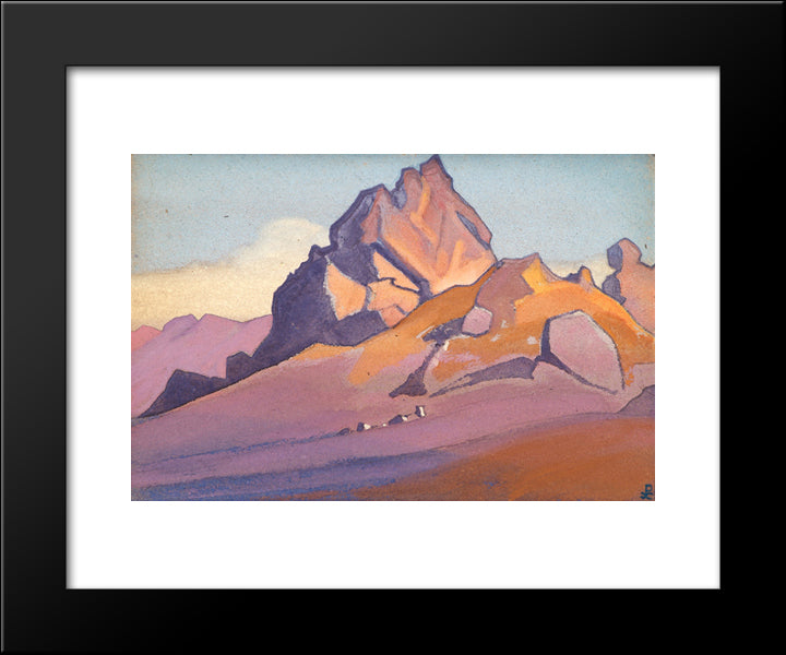 Timur Khada 20x24 Black Modern Wood Framed Art Print Poster by Roerich, Nicholas
