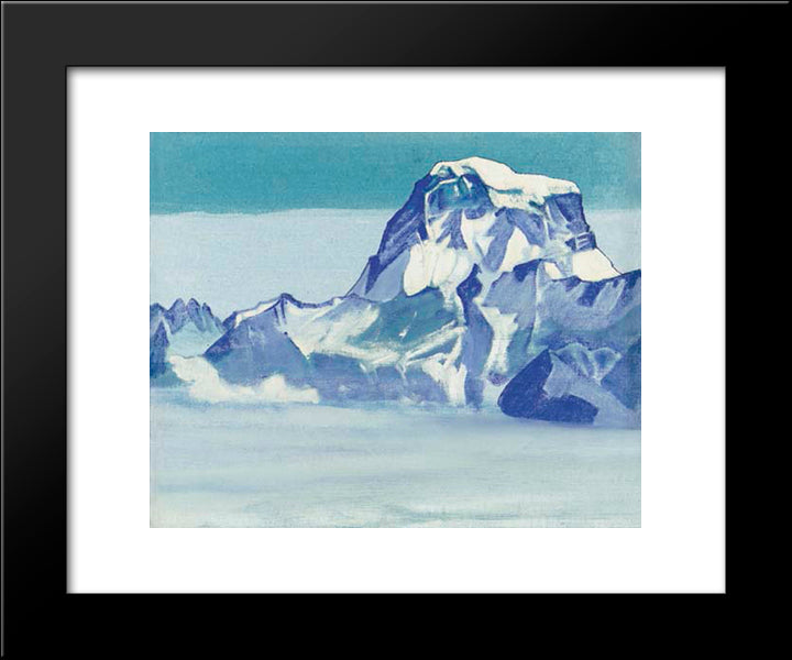 Toghrak-Dong 20x24 Black Modern Wood Framed Art Print Poster by Roerich, Nicholas