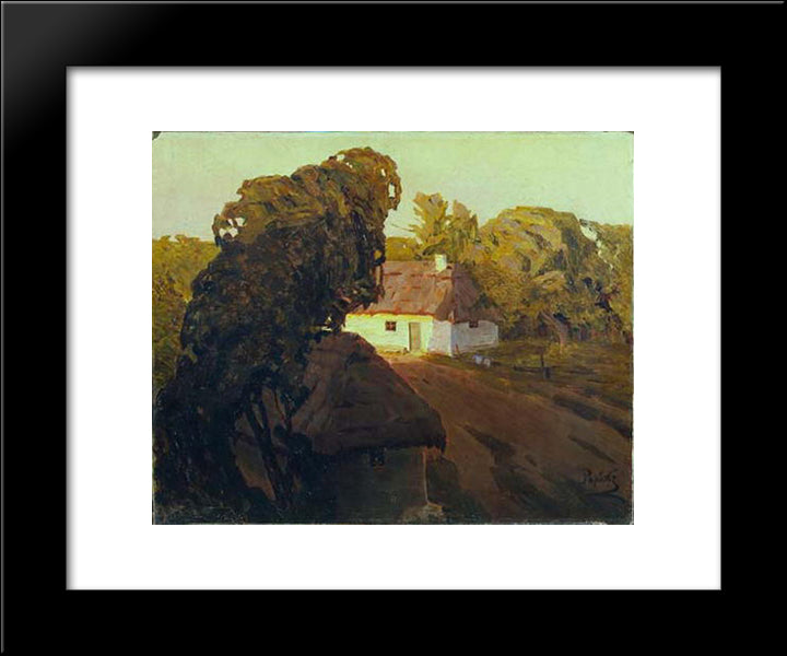 Ukrainian Landscape 20x24 Black Modern Wood Framed Art Print Poster by Roerich, Nicholas
