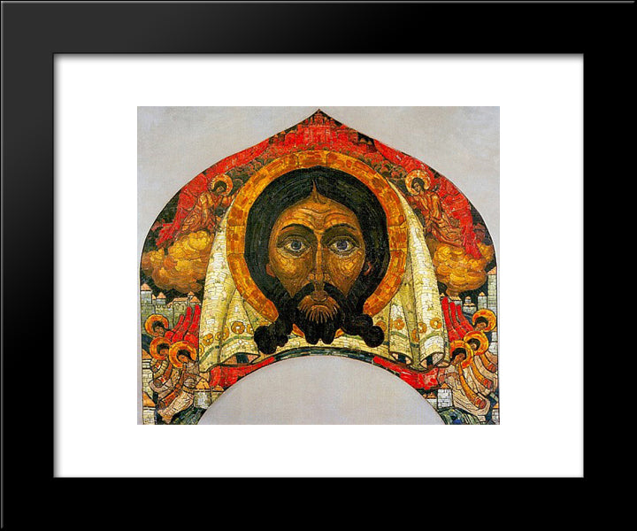 Vernicle 20x24 Black Modern Wood Framed Art Print Poster by Roerich, Nicholas