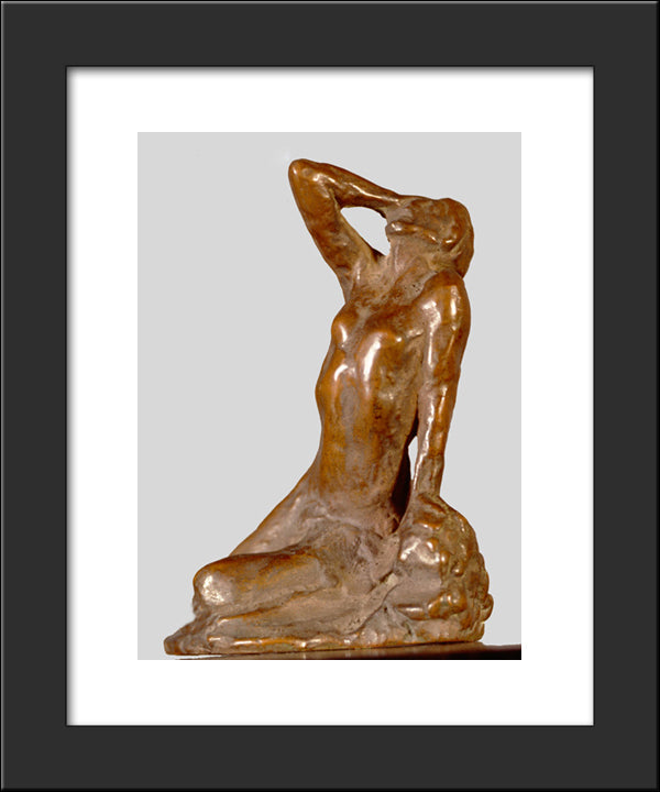 The Pain 20x24 Black Modern Wood Framed Art Print Poster by Gyzis, Nikolaos