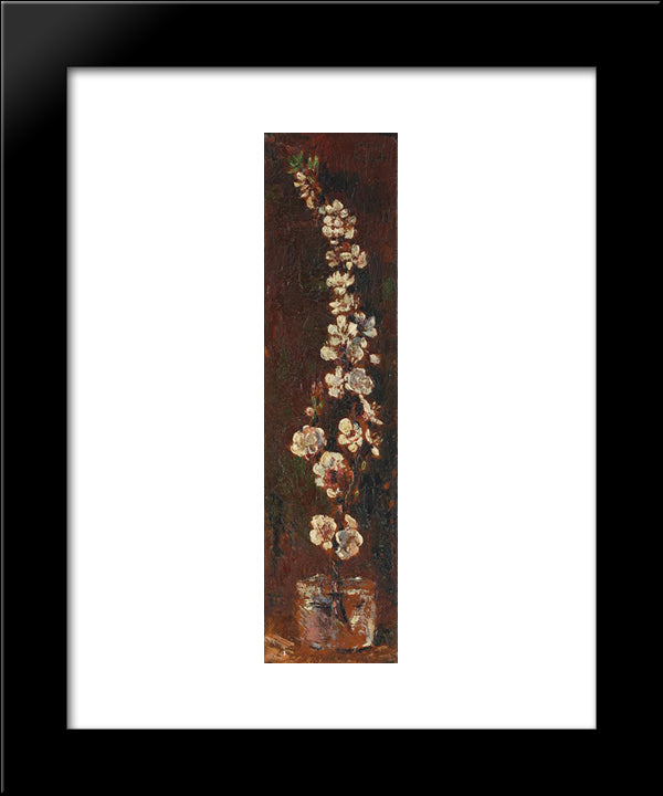 Apple Blossoms 20x24 Black Modern Wood Framed Art Print Poster by Bancila, Octav