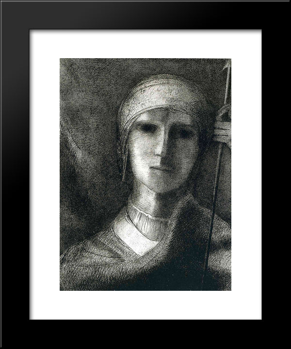 Parsifal 20x24 Black Modern Wood Framed Art Print Poster by Redon, Odilon