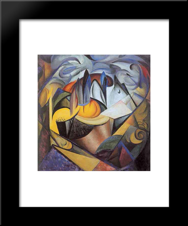 Memories Of The Caucasus 20x24 Black Modern Wood Framed Art Print Poster by Bogomazov, Oleksandr