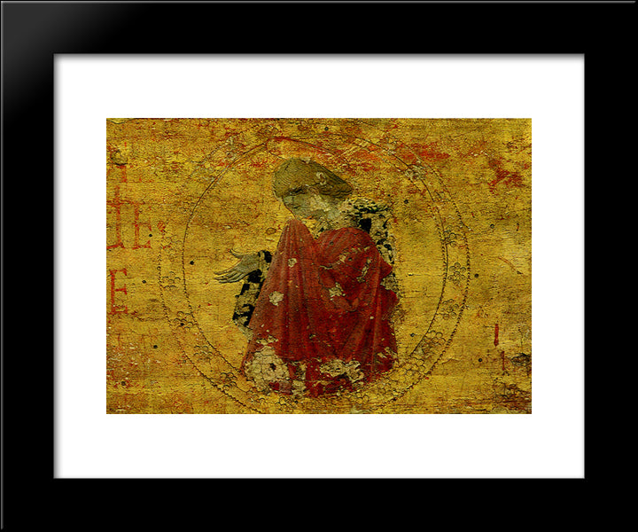 Madonna 20x24 Black Modern Wood Framed Art Print Poster by Uccello, Paolo