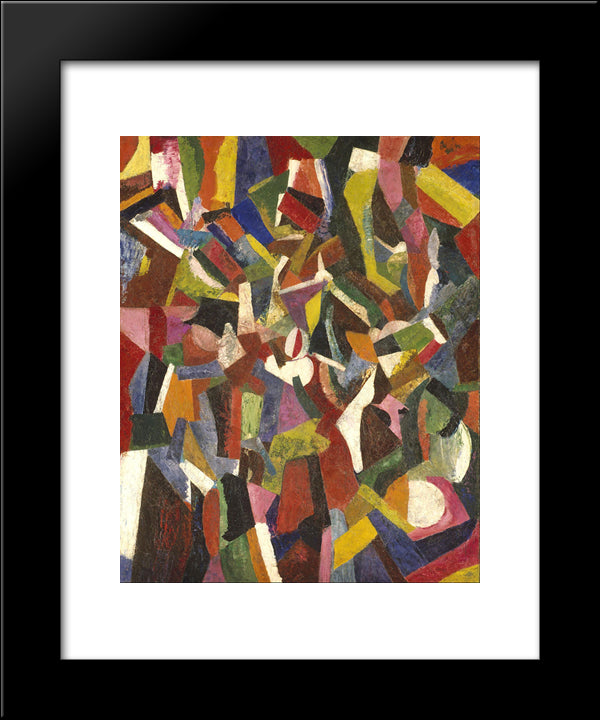 Composition Vi 20x24 Black Modern Wood Framed Art Print Poster by Bruce, Patrick Henry