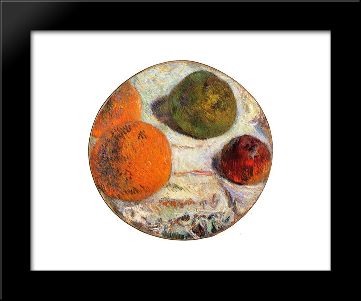 Fruit 20x24 Black Modern Wood Framed Art Print Poster by Gauguin, Paul
