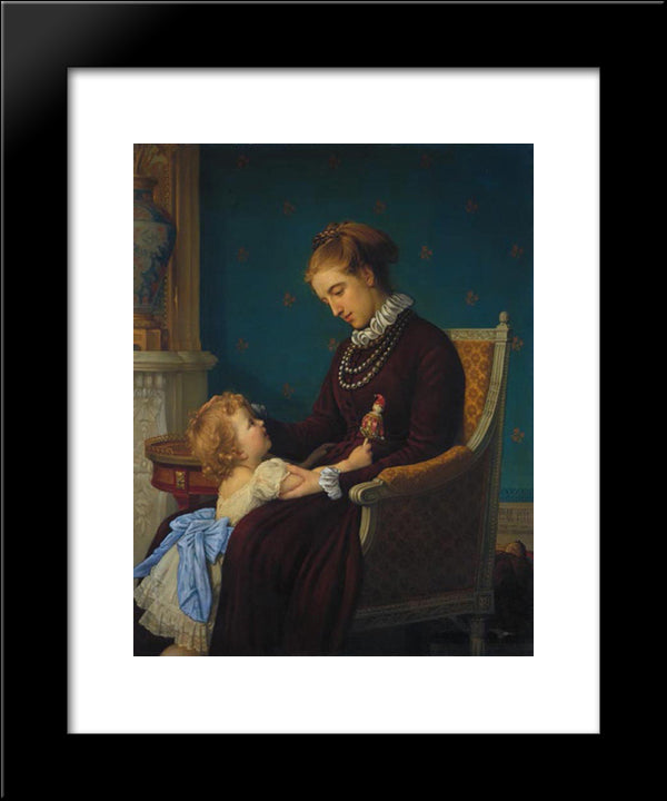 Bedtime 20x24 Black Modern Wood Framed Art Print Poster by Peel, Paul