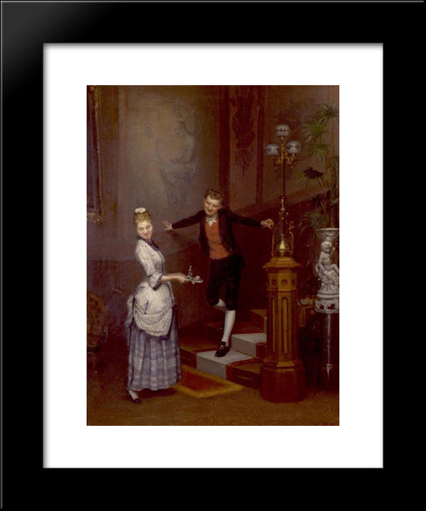 Toll If You Please 20x24 Black Modern Wood Framed Art Print Poster by Peel, Paul