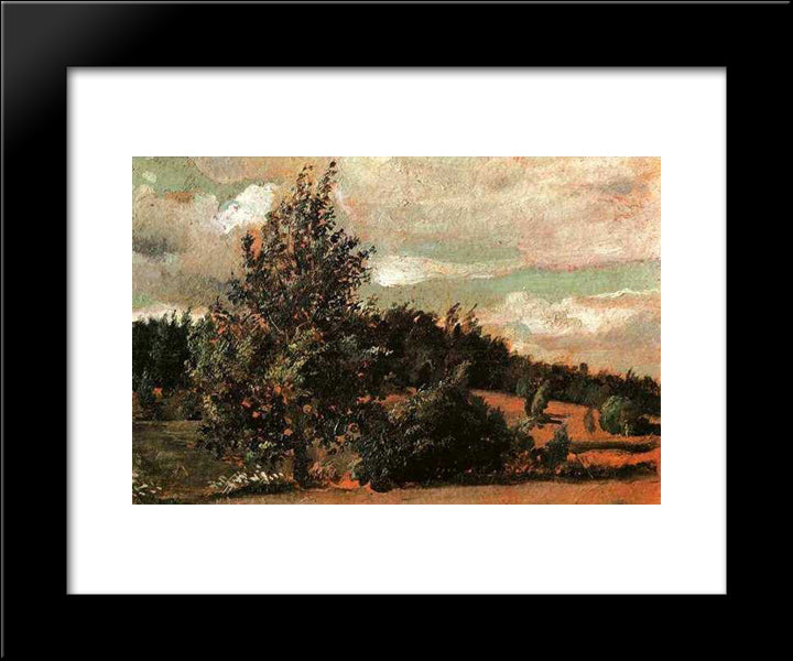 Landscape. Wind 20x24 Black Modern Wood Framed Art Print Poster by Filonov, Pavel