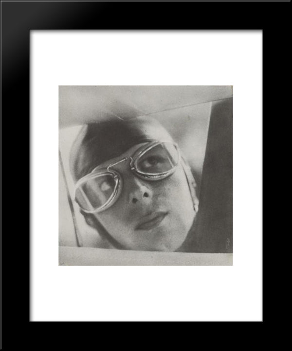 Aviator 20x24 Black Modern Wood Framed Art Print Poster by Dubreuil, Pierre
