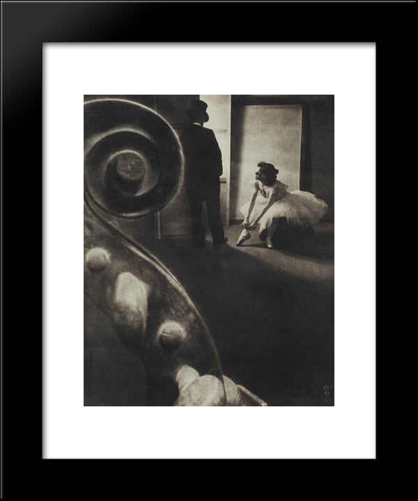 Behind The Scenes 20x24 Black Modern Wood Framed Art Print Poster by Dubreuil, Pierre