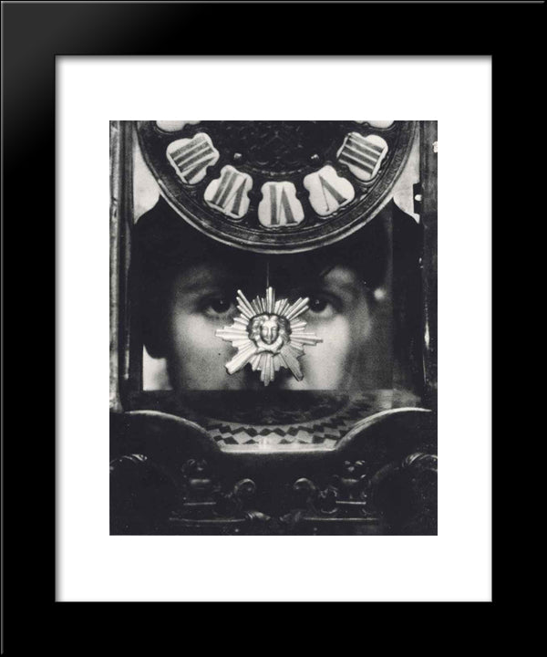 Tomorow Is Mystery 20x24 Black Modern Wood Framed Art Print Poster by Dubreuil, Pierre