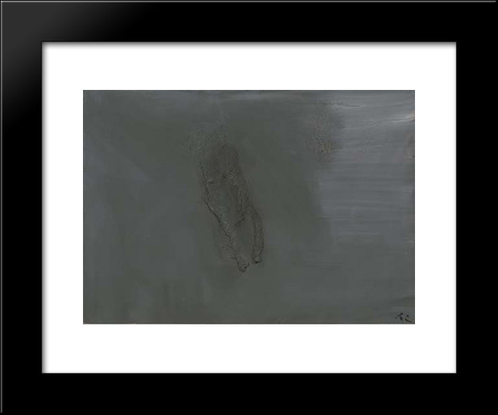 Ecorche 20x24 Black Modern Wood Framed Art Print Poster by Tal Coat, Pierre