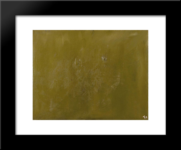 Ponctue 20x24 Black Modern Wood Framed Art Print Poster by Tal Coat, Pierre