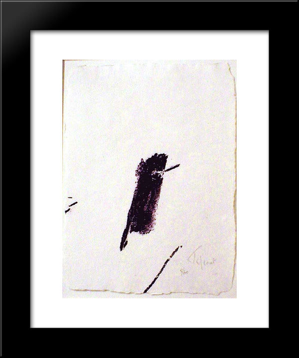 Revif 20x24 Black Modern Wood Framed Art Print Poster by Tal Coat, Pierre