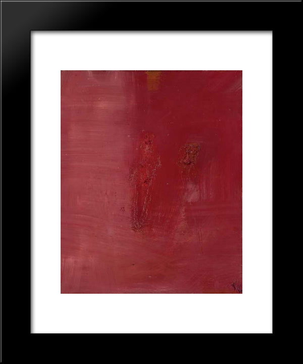 Vif 20x24 Black Modern Wood Framed Art Print Poster by Tal Coat, Pierre