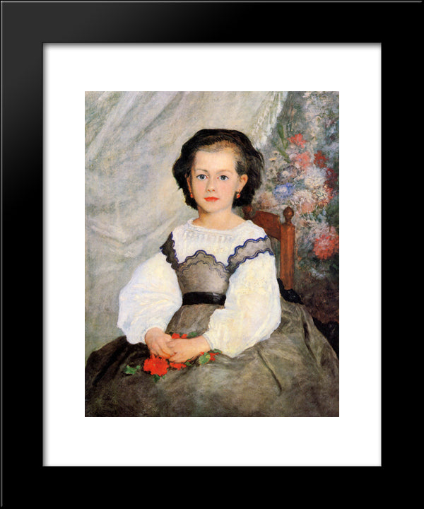 Romaine Lascaux 20x24 Black Modern Wood Framed Art Print Poster by Renoir, Pierre Auguste