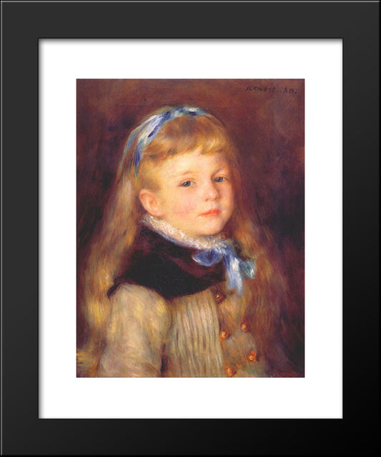 Yvonne Grimpel 20x24 Black Modern Wood Framed Art Print Poster by Renoir, Pierre Auguste