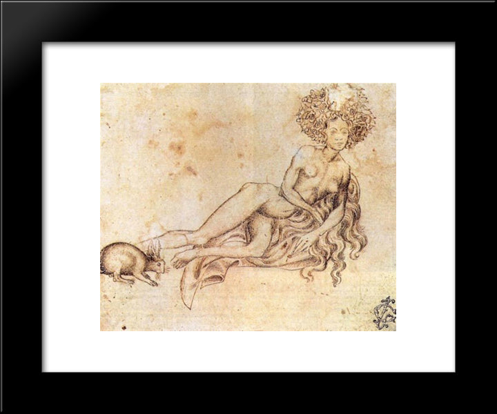 The Luxury 20x24 Black Modern Wood Framed Art Print Poster by Pisanello