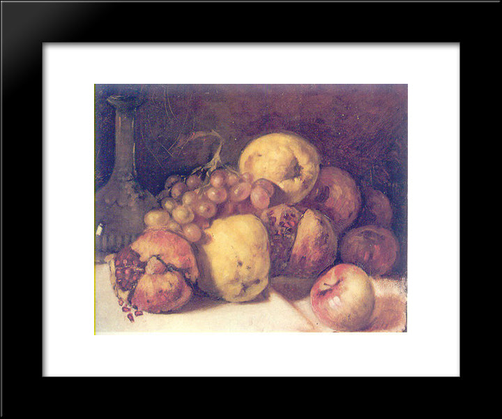 Still Life 20x24 Black Modern Wood Framed Art Print Poster by Lembesis, Polychronis