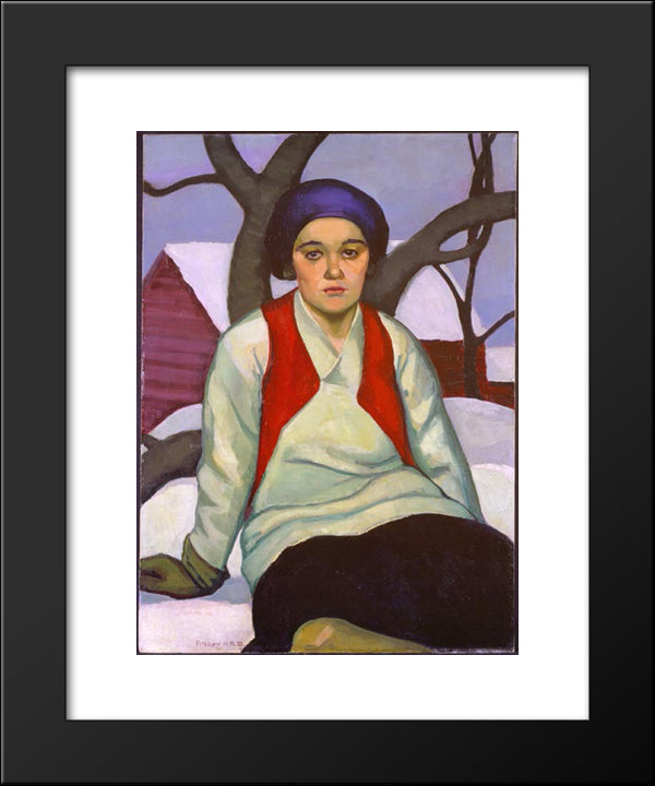 Anna 20x24 Black Modern Wood Framed Art Print Poster by Heward, Prudence