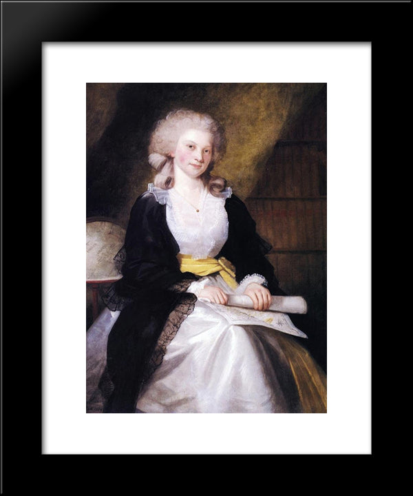 Ann Whiteside 20x24 Black Modern Wood Framed Art Print Poster by Ralph Earl