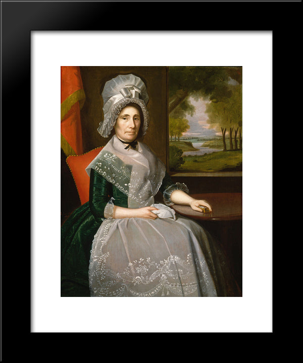 Mrs. Richard Alsop 20x24 Black Modern Wood Framed Art Print Poster by Ralph Earl