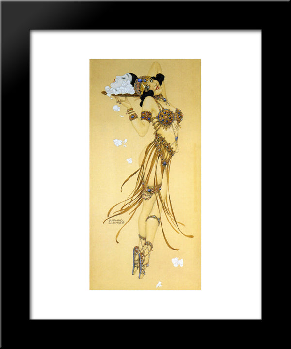 Expiation 20x24 Black Modern Wood Framed Art Print Poster by Kirchner, Raphael
