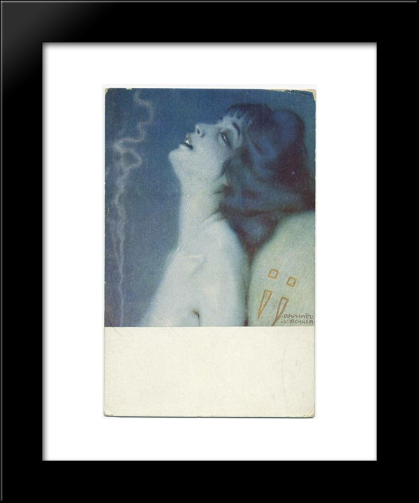 Front Cover Illustration 20x24 Black Modern Wood Framed Art Print Poster by Kirchner, Raphael