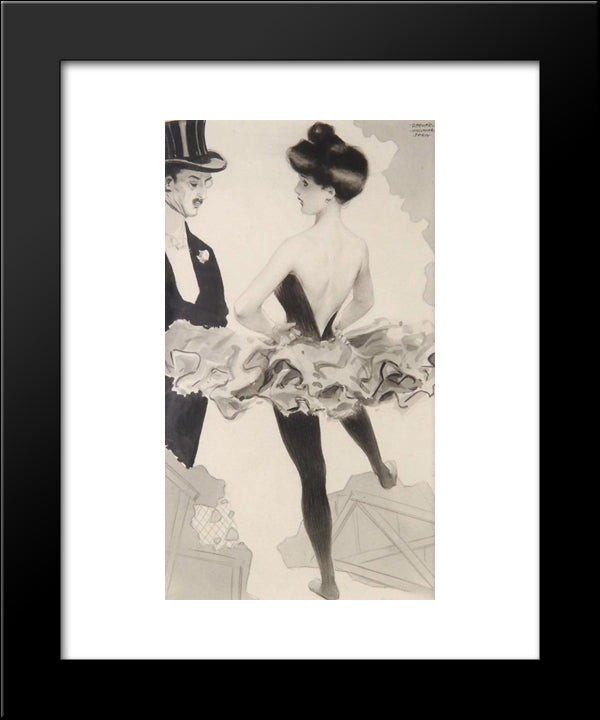 Strenges Urteil 20x24 Black Modern Wood Framed Art Print Poster by Kirchner, Raphael