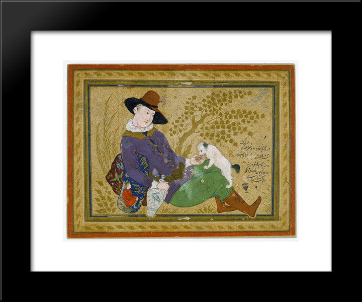 Young Portuguese 20x24 Black Modern Wood Framed Art Print Poster by Abbasi, Reza