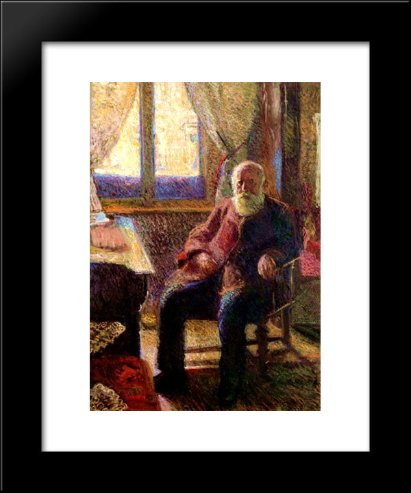 Emile Gerstl (Father) 20x24 Black Modern Wood Framed Art Print Poster by Gerstl, Richard
