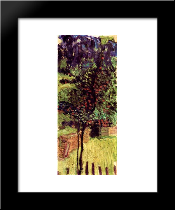 Fruit Tree 20x24 Black Modern Wood Framed Art Print Poster by Gerstl, Richard