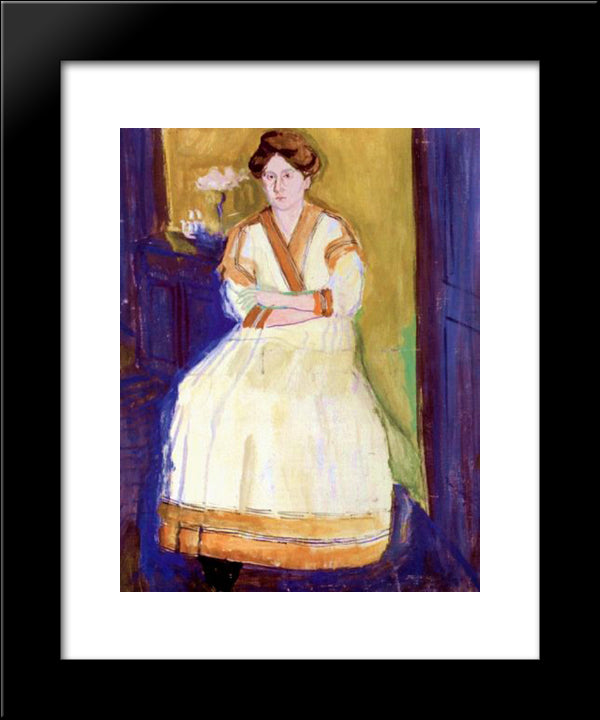 Mathilde Schoenberg Ii 20x24 Black Modern Wood Framed Art Print Poster by Gerstl, Richard