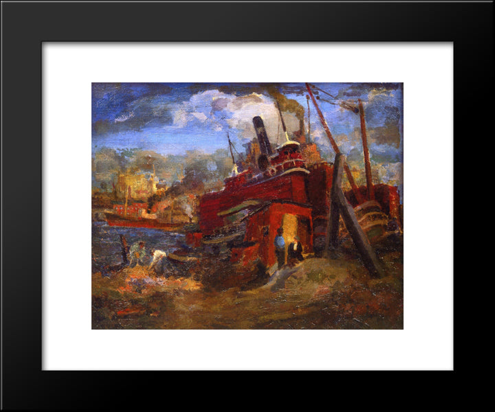 Untitled 20x24 Black Modern Wood Framed Art Print Poster by Spencer, Robert