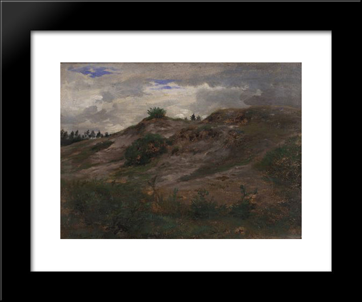 Landscape 20x24 Black Modern Wood Framed Art Print Poster by Bonheur, Rosa