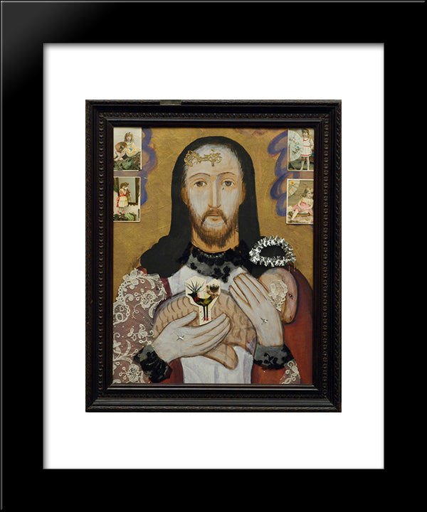 Easter 20x24 Black Modern Wood Framed Art Print Poster by Parajanov, Sergei