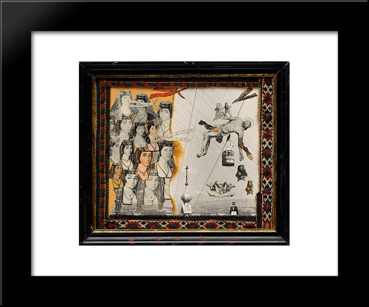 Prayer About Ovnatanyan 20x24 Black Modern Wood Framed Art Print Poster by Parajanov, Sergei