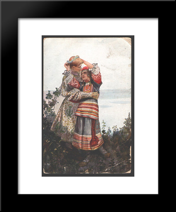 Idyll 20x24 Black Modern Wood Framed Art Print Poster by Solomko, Sergey