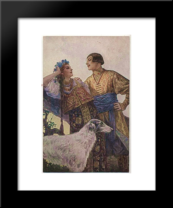 Proud 20x24 Black Modern Wood Framed Art Print Poster by Solomko, Sergey