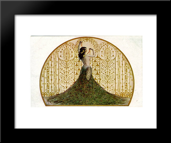 Vanity 20x24 Black Modern Wood Framed Art Print Poster by Solomko, Sergey