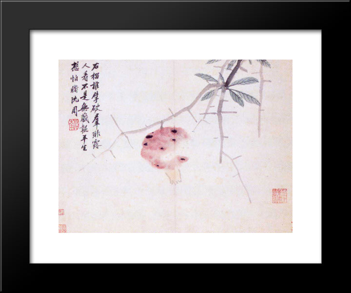 Lay Down And Travel 20x24 Black Modern Wood Framed Art Print Poster by Zhou, Shen