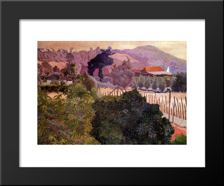 At Bourne End 20x24 Black Modern Wood Framed Art Print Poster by Spencer, Stanley