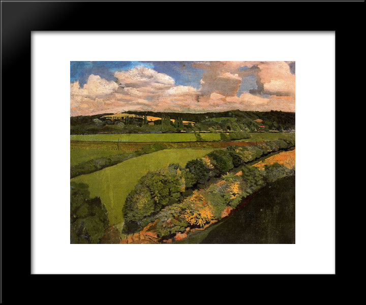 Cookham 20x24 Black Modern Wood Framed Art Print Poster by Spencer, Stanley
