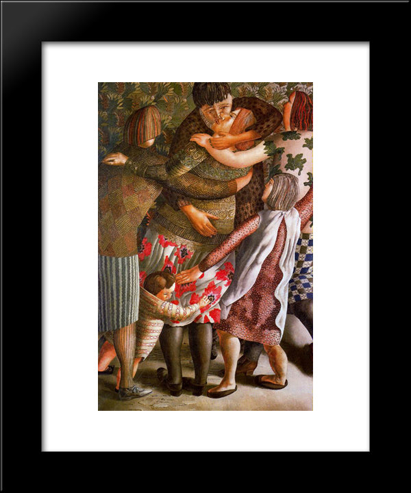 Hilda Welcomed 20x24 Black Modern Wood Framed Art Print Poster by Spencer, Stanley