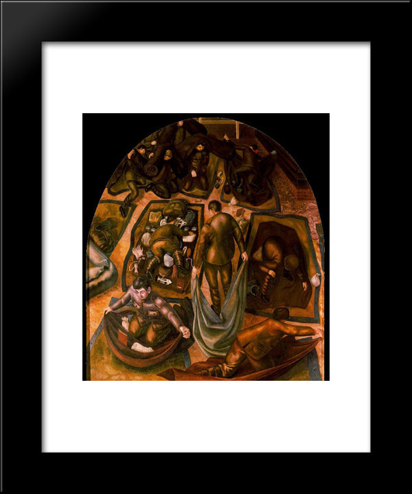 Kit Inspection 20x24 Black Modern Wood Framed Art Print Poster by Spencer, Stanley