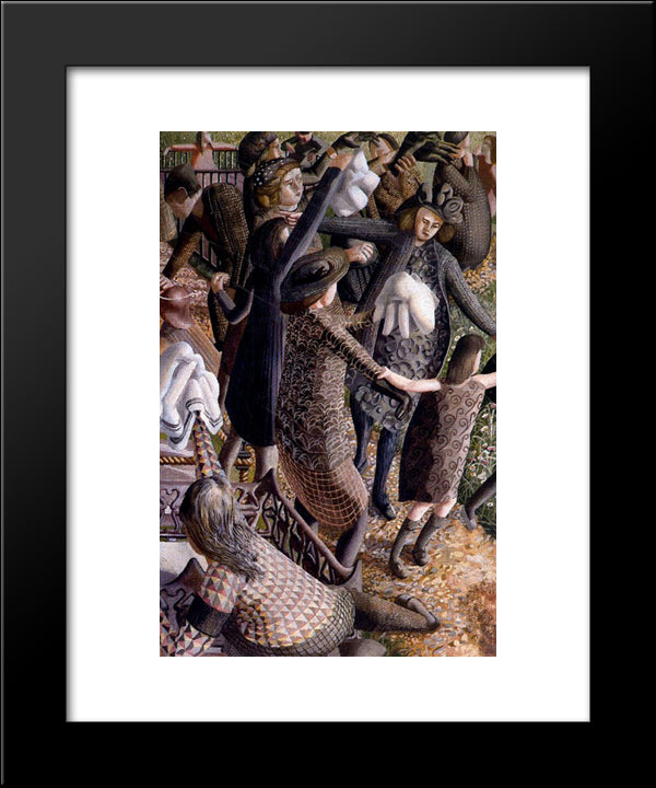 Resurrection - Reunion 2 20x24 Black Modern Wood Framed Art Print Poster by Spencer, Stanley