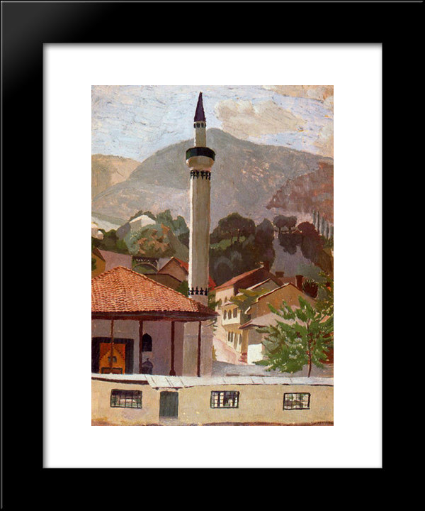 Sarajevo 20x24 Black Modern Wood Framed Art Print Poster by Spencer, Stanley