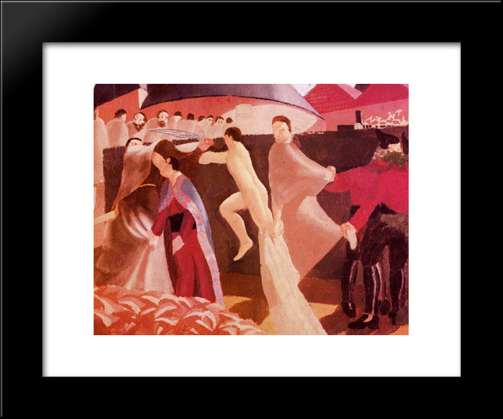 The Betrayal 20x24 Black Modern Wood Framed Art Print Poster by Spencer, Stanley